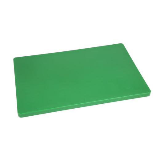 Planche à découper standard épaisse basse densité Hygiplas verte - Hygiplas - DM006