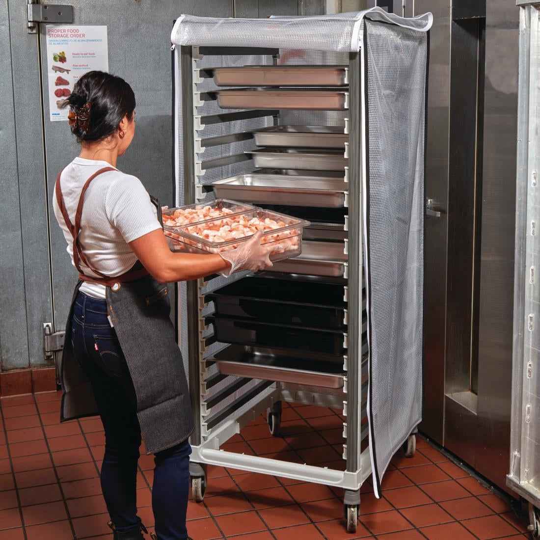Échelle 18 niveaux GN 2/1 pour 36 bacs GN 1/1 Cambro - Cambro - FP467