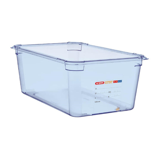 Boîte hermétique bleue en ABS sans BPA Araven GN1/1 200mm - Araven - GP591