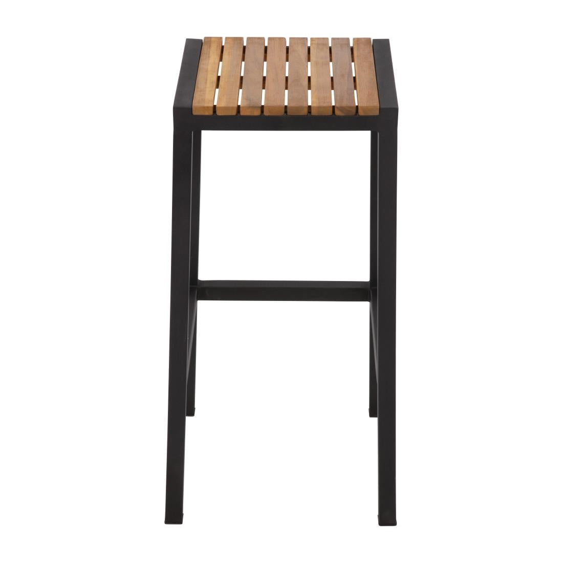 Tabourets de bar en acier et acacia Bolero (lot de 2) - Bolero - DS156