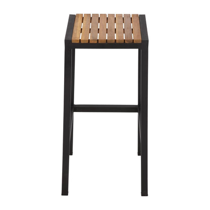 Tabourets de bar en acier et acacia Bolero (lot de 2) - Bolero - DS156