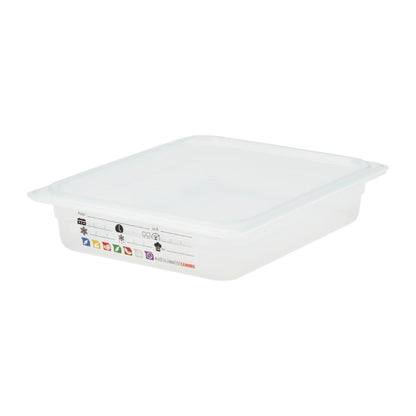 Bac en polypropylène Cambro Safetrak IML GN 1/2 65mm - Cambro - JN504