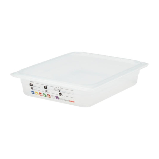 Bac en polypropylène Cambro Safetrak IML GN 1/2 65mm - Cambro - JN504