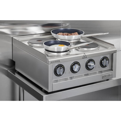 Table de cuisson électrique 4 feux Buffalo Série 600 - Buffalo - CU471
