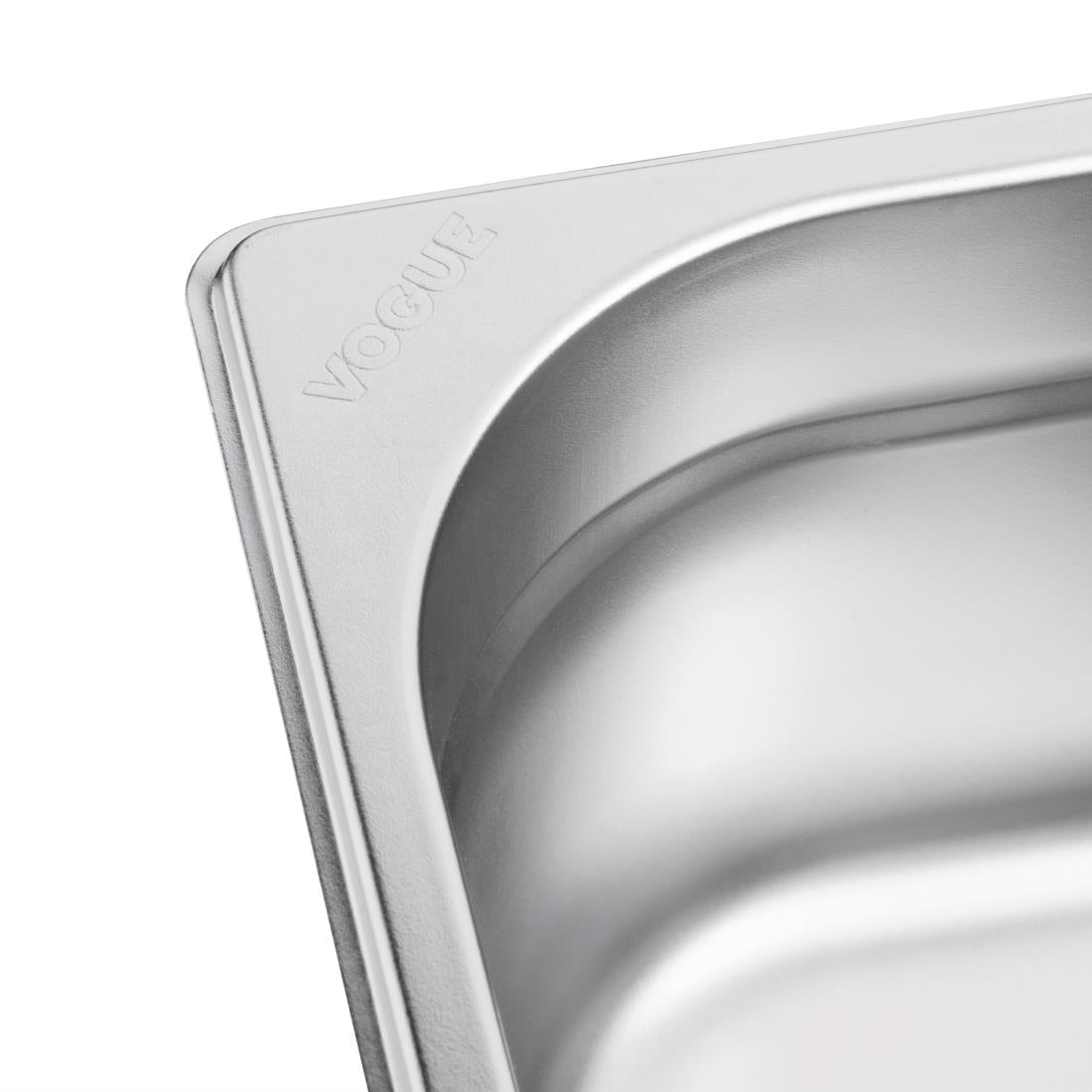 Bac Gastronorme inox GN 1/6 100mm Vogue - Vogue - K991