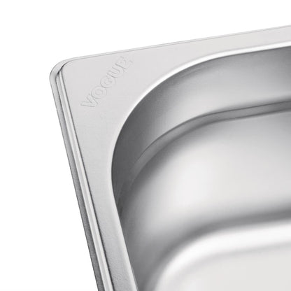 Bac Gastronorme inox GN 1/6 100mm Vogue - Vogue - K991