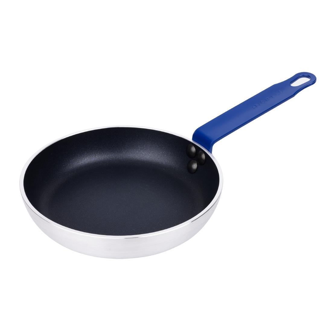 Poêle en aluminium antiadhésive Hygiplas Teflon Platinum Plus 192mm bleue - Hygiplas - HT970