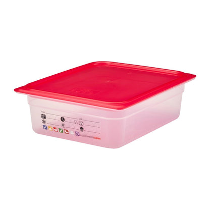 Bac en polypropylène Cambro Safetrak IML GN 1/2 100mm - Cambro - JN505