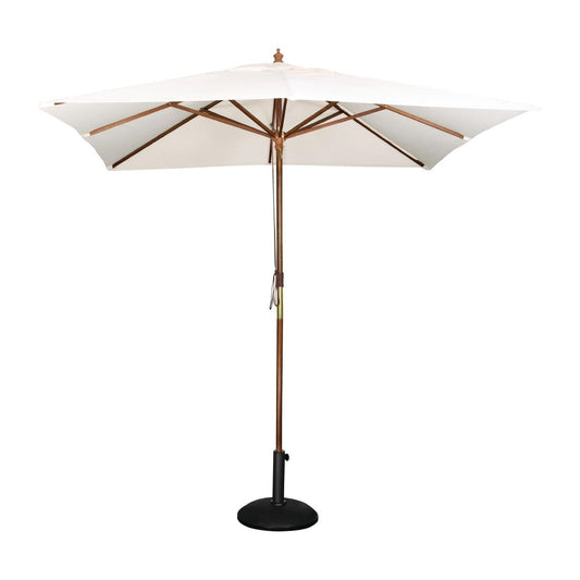 Parasol carré Bolero 2,5m crème - Bolero - GH988
