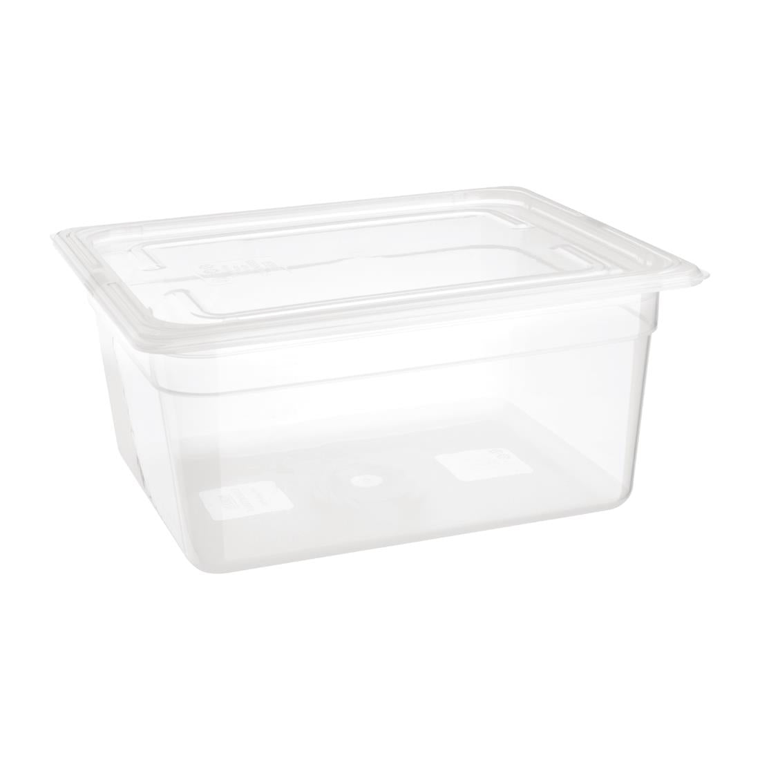 Bac en polypropylène GN 1/2 sans couvercle Nisbets Essentials 150mm - Nisbets Essentials - FA824