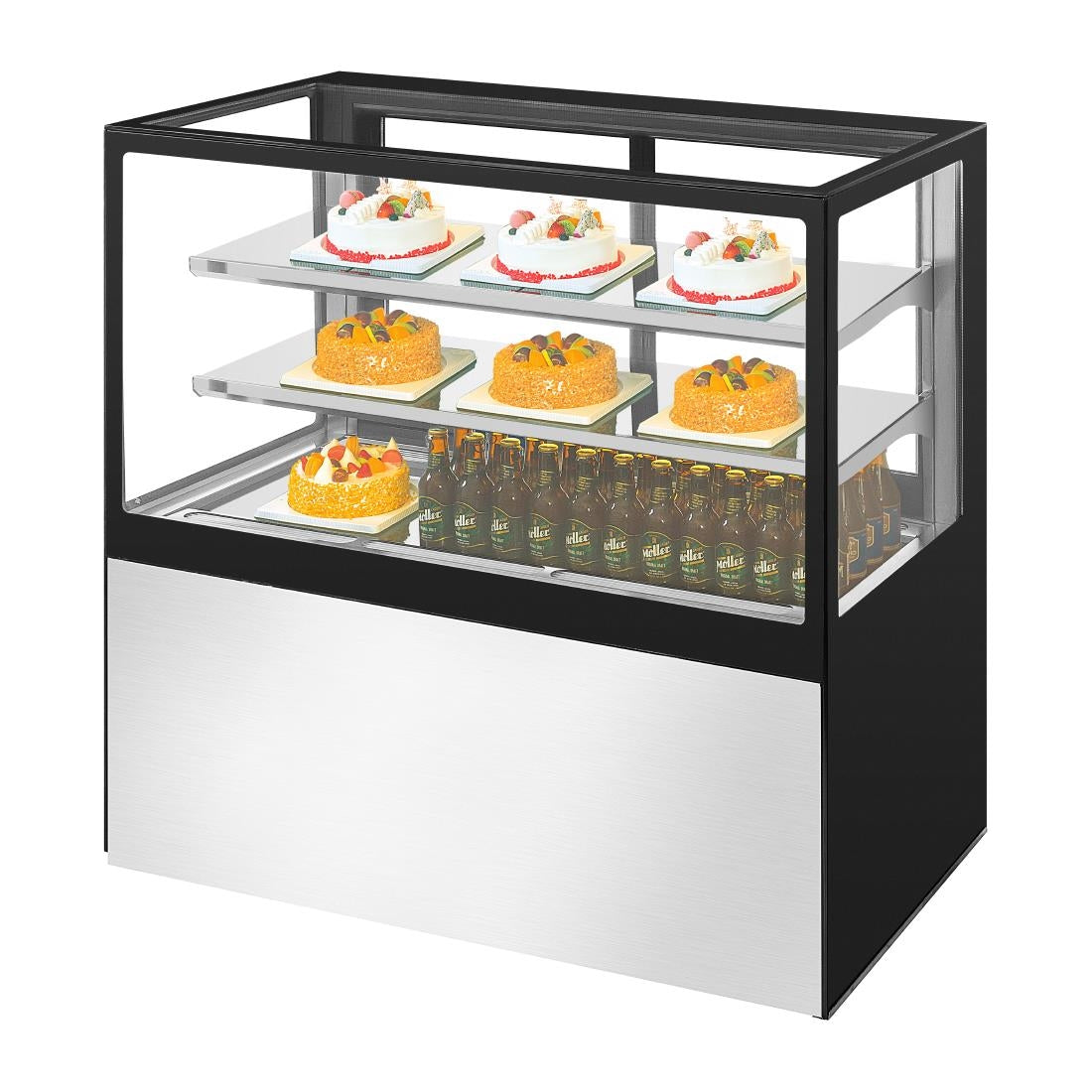 Vitrine à pâtisserie réfrigérée Polar Série U 385L - Polar - UA061