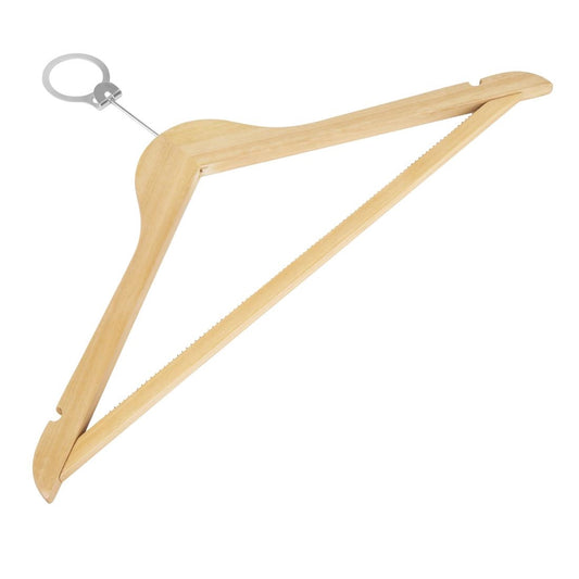 Cintres antivol en bois Bolero (lot de 10) - Bolero - FU398