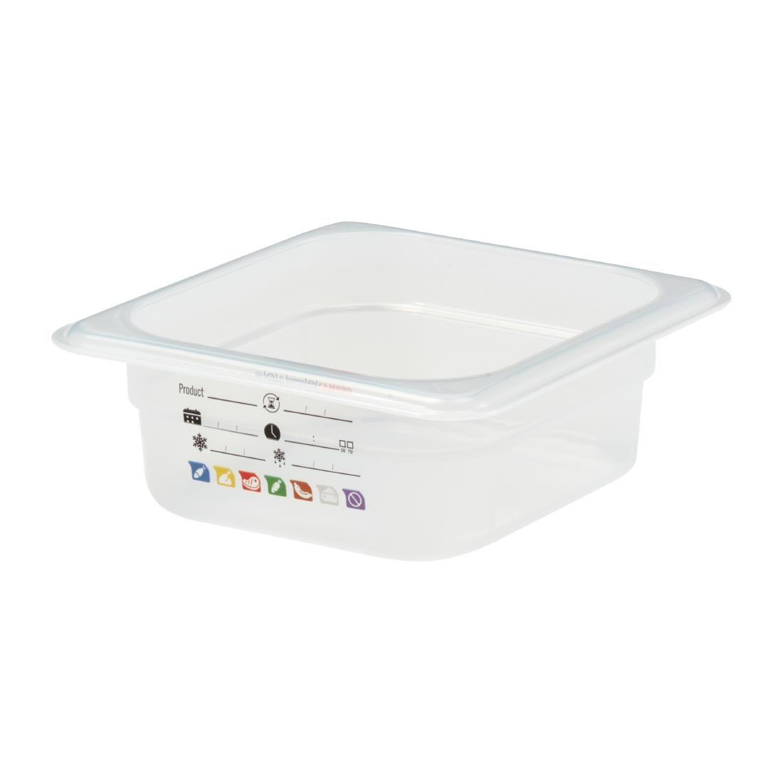 Bac en polypropylène Cambro Safetrak IML GN 1/6 65mm - Cambro - JN515