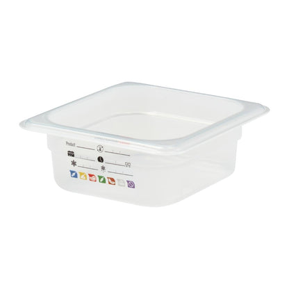 Bac en polypropylène Cambro Safetrak IML GN 1/6 65mm - Cambro - JN515