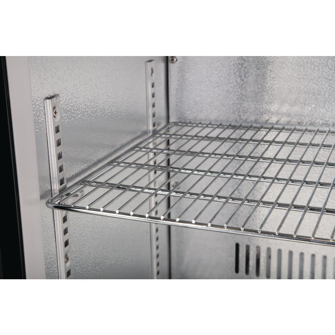 Arrière-bar trois portes pivotantes Polar Série G noir 330L - Polar - GL004