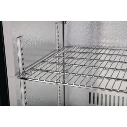 Arrière-bar trois portes pivotantes Polar Série G noir 330L - Polar - GL004