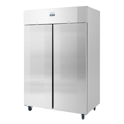 Armoire réfrigérée négative deux portes économe en énergie Polar Série U 1 400L - Polar - UA033