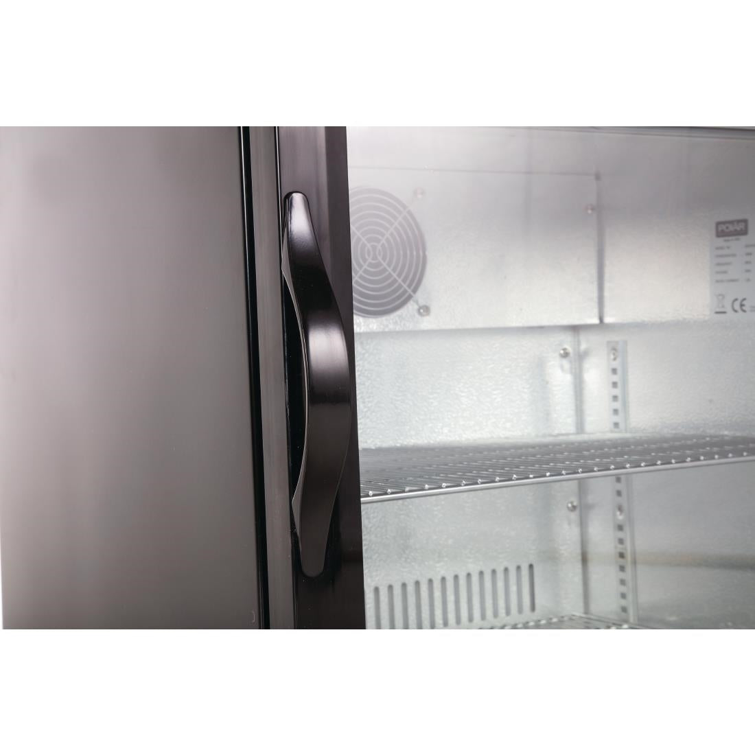 Arrière-bar une porte pivotante Polar Série G noir 128L - Polar - GL011