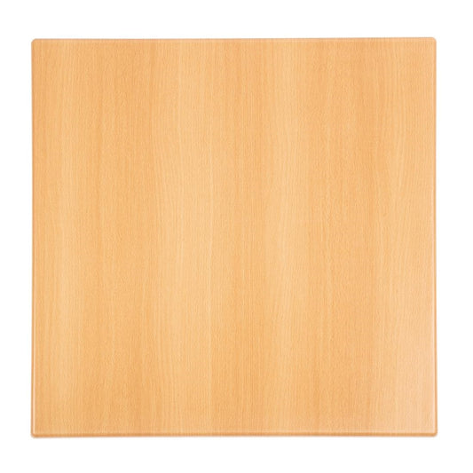 Plateau de table carré Bolero effet hêtre 600mm - Bolero - GG634