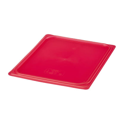 Couvercle hermétique en polypropylène GN 1/2 Cambro Safetrak IML rouge - Cambro - JN530