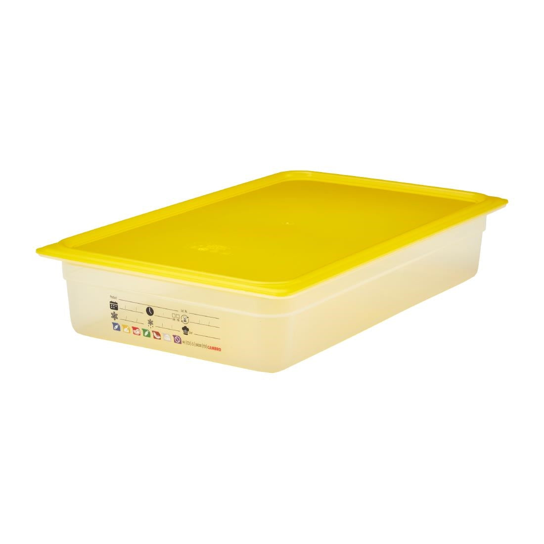 Bac en polypropylène Cambro Safetrak IML GN 1/1 100mm - Cambro - JN501