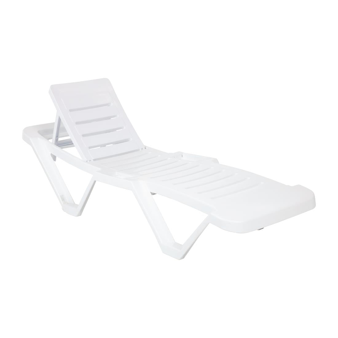 Bains de soleil en polypropylène blancs Resol (lot de 4) - Resol - SA678
