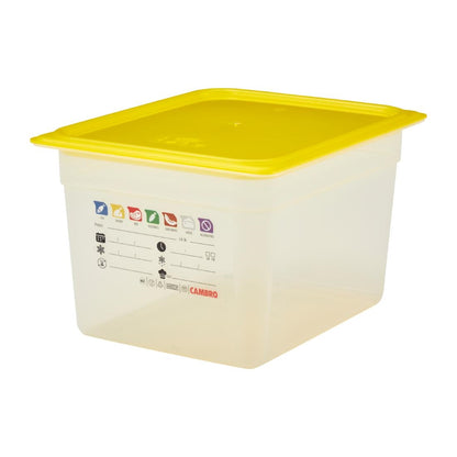 Bac en polypropylène Cambro Safetrak IML GN 1/2 200mm - Cambro - JN507