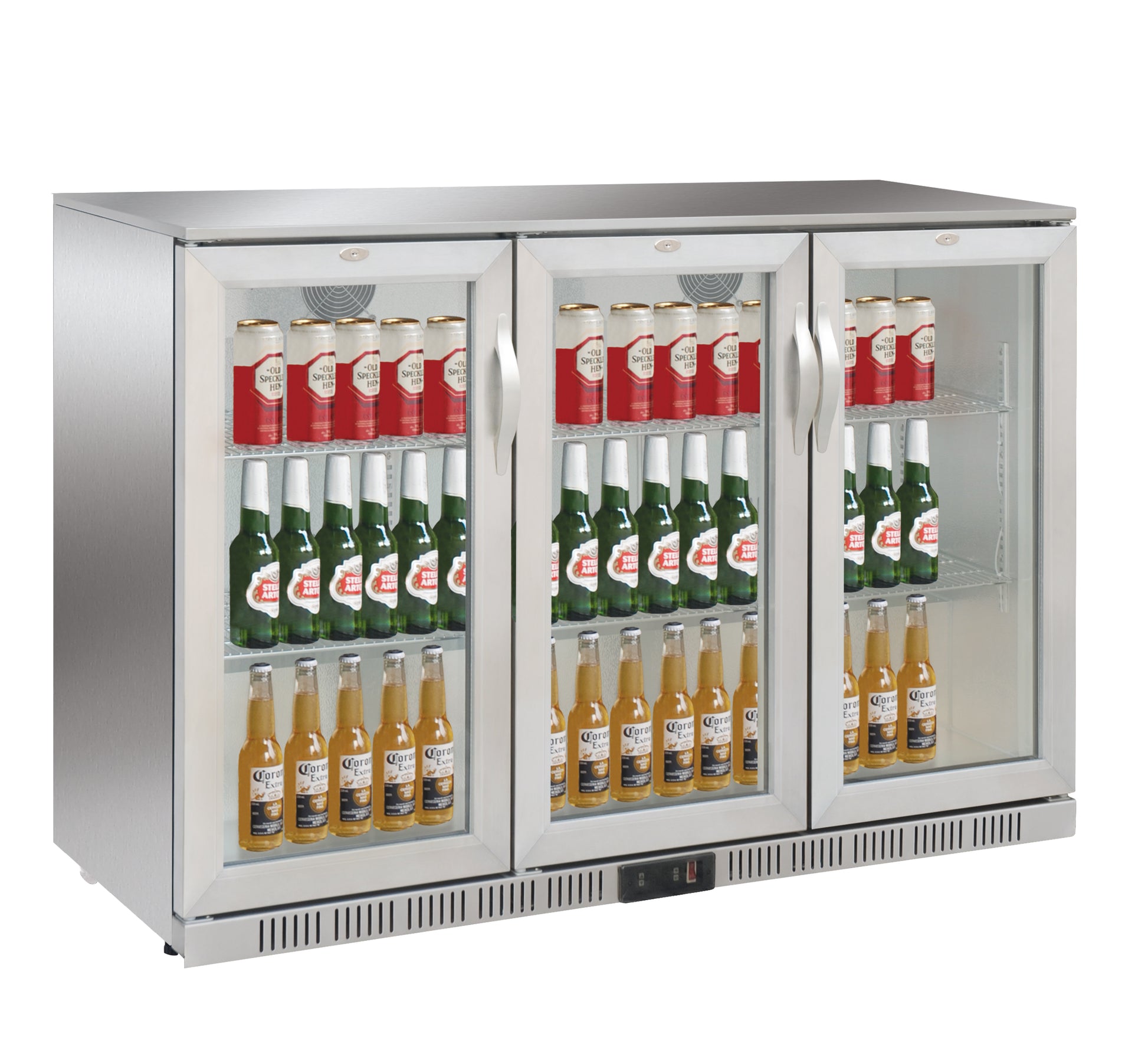 Arrière-bars - 3 portes vitrées battantes - 289 litres - LG-320H