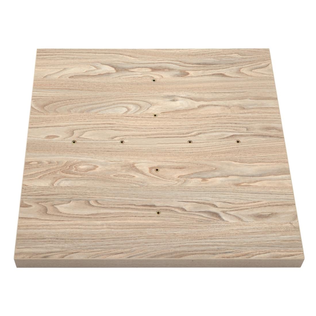 Plateau de table carré Bolero 700mm effet bois clair - Bolero - GR331