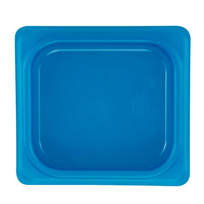 Couvercle hermétique en polypropylène GN 1/6 Cambro Safetrak IML bleu - Cambro - JN547