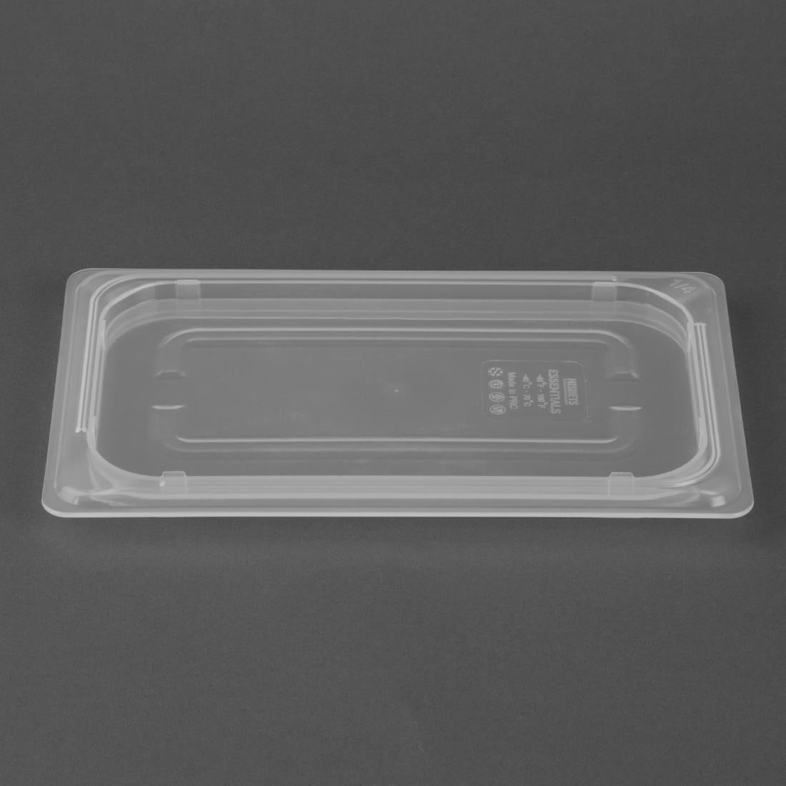 Couvercle en polypropylène Nisbets Essentials GN 1/4 - Nisbets Essentials - HZ348