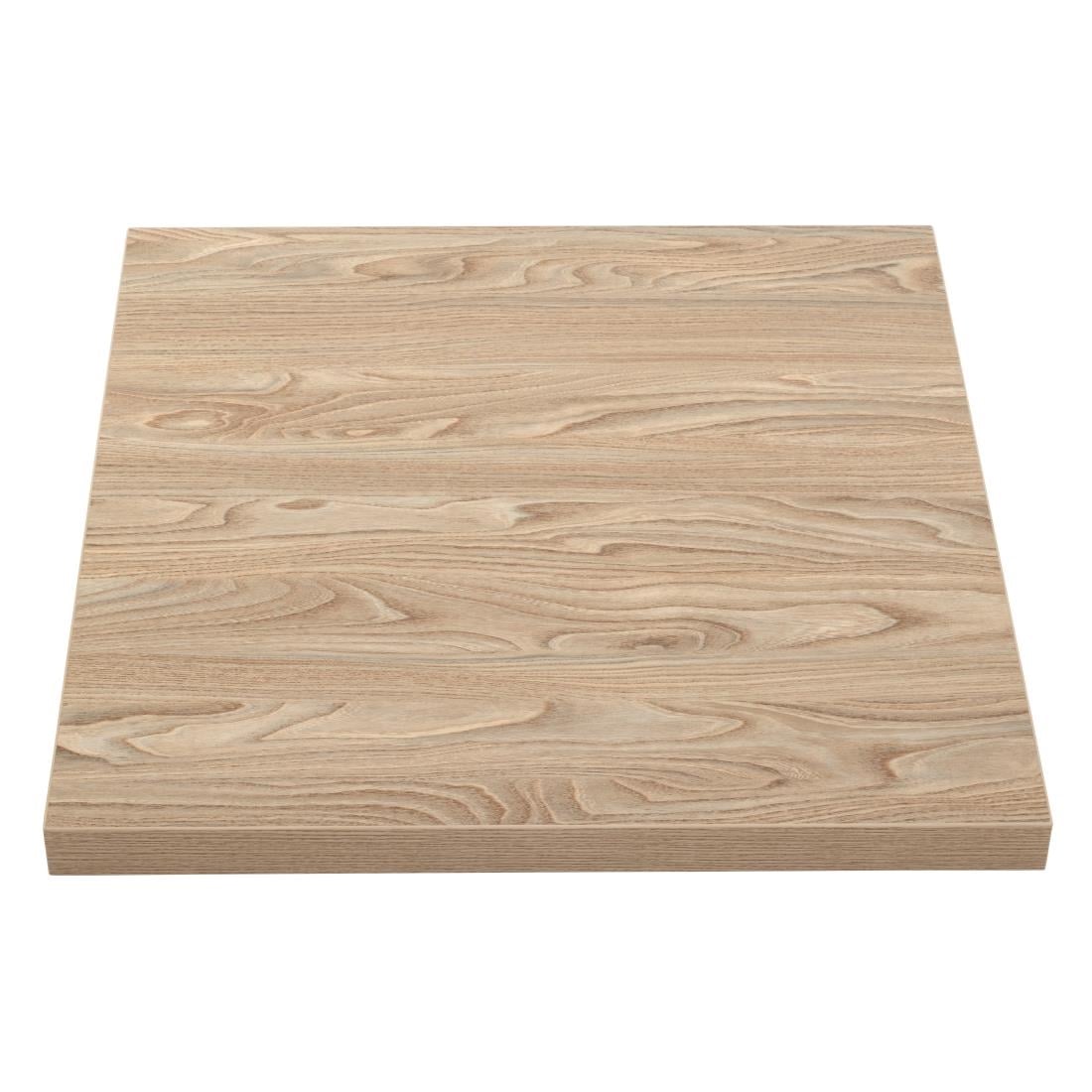 Plateau de table carré Bolero 700mm effet bois clair - Bolero - GR331