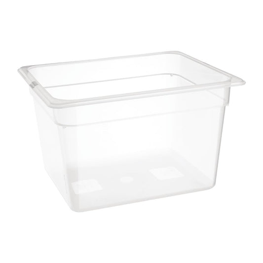 Bac en polypropylène GN 1/2 sans couvercle Nisbets Essentials 200mm - Nisbets Essentials - FA825