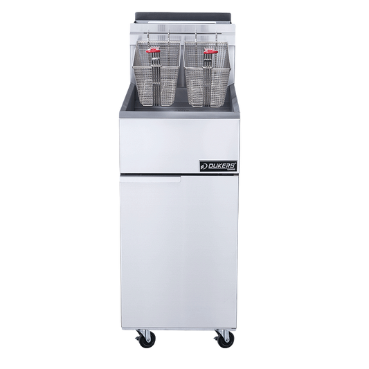Friteuse à gaz - NG - GPL - 25 litres - 4 brûleurs - DCF25L