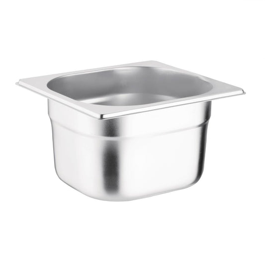 Bac Gastronorme inox GN 1/6 100mm Vogue - Vogue - K991