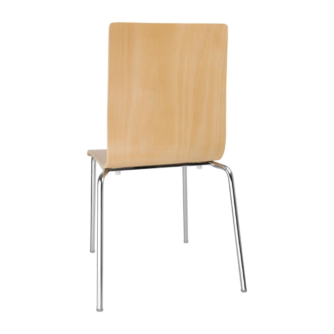 Chaises dossier carré couleur naturelle Bolero (lot de 4) - Bolero - GR342