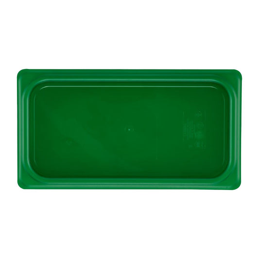 Couvercle hermétique en polypropylène GN 1/3 Cambro Safetrak IML vert - Cambro - JN534