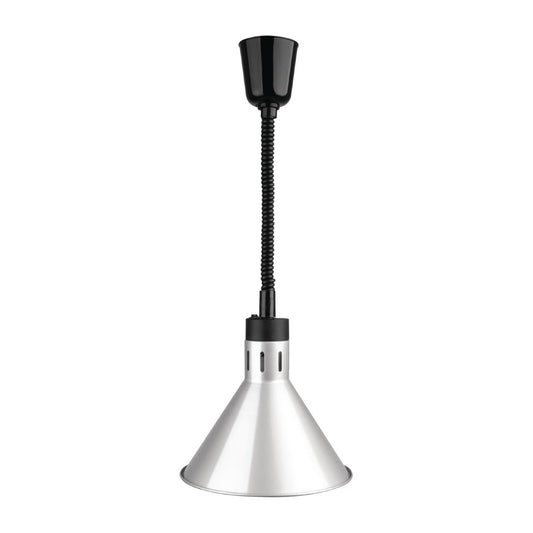 Lampe chauffante conique rétractable Buffalo finition argent - Buffalo - DY464