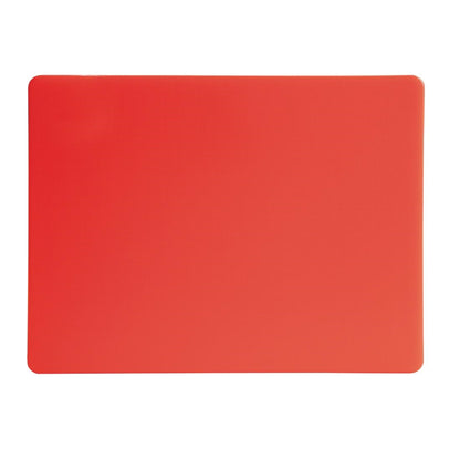 Petite planche à découper basse densité Hygiplas rouge - Hygiplas - GH794