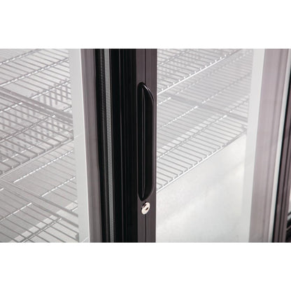 Arrière-bar deux portes coulissantes Polar Série G noir 208L - Polar - GL003