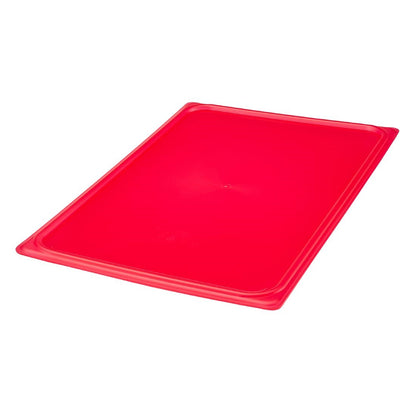 Couvercle hermétique en polypropylène GN 1/1 Cambro Safetrak IML rouge - Cambro - JN524
