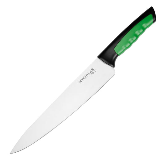Couteau de cuisine Hygiplas Pro vert 25cm - Hygiplas - JD211