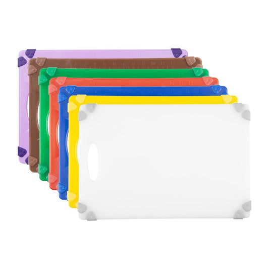 Ensemble de planches à découper antidérapantes professionnelles Hygiplas 458x306x12mm (lot de 7) - Hygiplas - HW001