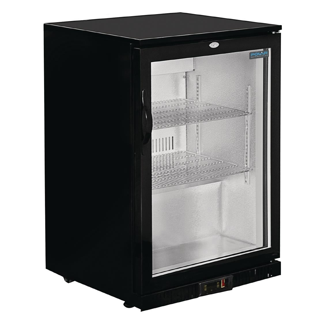 Arrière-bar une porte pivotante Polar Série G noir 128L - Polar - GL011