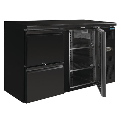 Arrière-bar Polar Série U 1 porte et 2 tiroirs - Polar - GL186