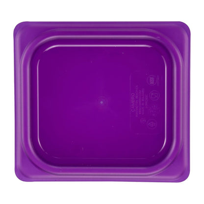 Couvercle hermétique en polypropylène GN 1/6 Cambro Safetrak IML violet - Cambro - JN544