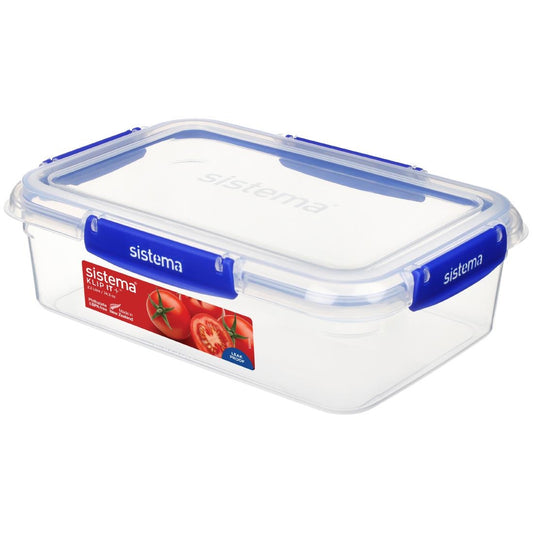 Boîte alimentaire rectangulaire Sistema Klip It Plus 2,2L - Sistema - CH258