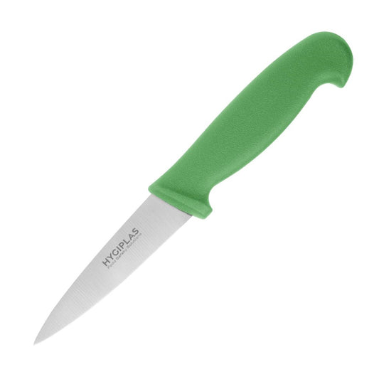 Couteau d'office Hygiplas vert 90mm - Hygiplas - C866