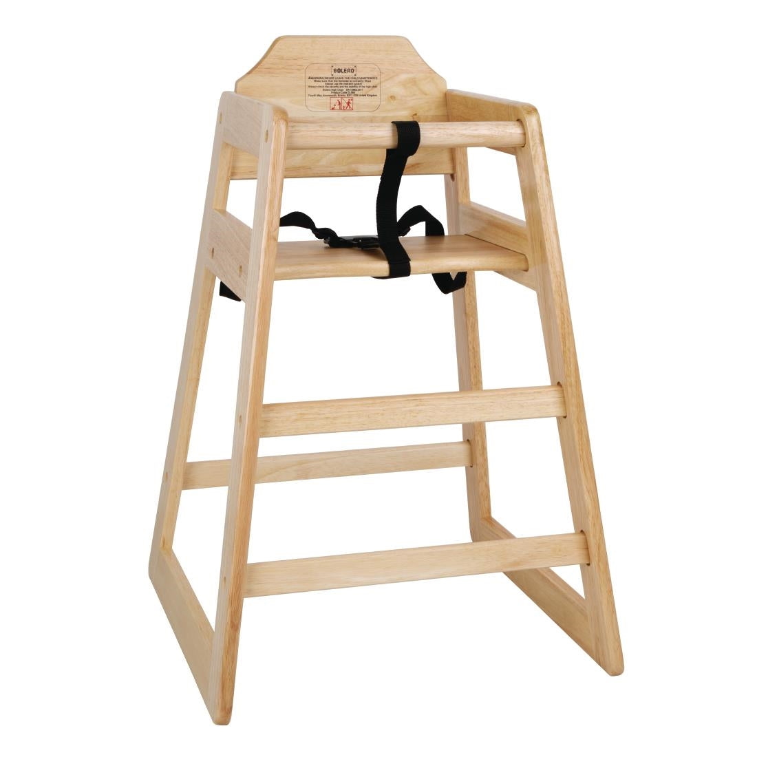 Chaise haute en bois Bolero finition naturelle - Bolero - DL900