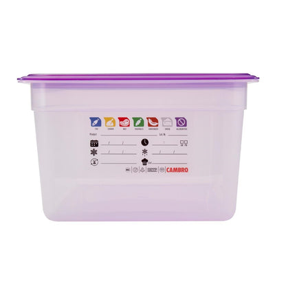 Bac en polypropylène Cambro Safetrak IML GN 1/1 200mm - Cambro - JN503